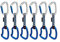 Mammut Crag Keylock 10 cm Indicator 6-Pack Quickdraws Karabiner