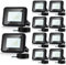 Joparri 10er 10W LED Strahler Außen, Fluter 6000K Kaltweiß 900LM, Scheinwerfer IP66 Wasserdicht, Flutlicht Außenstrahler Außenleuchte für Werkstatt, Garage, Garten