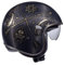 Premier Offener Helm Vintage,Carbon NX Gold Chromed,M
