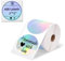 Phomemo 5,1 cm Holographic Silver Thermo-Etiketten, selbstklebendes Aufkleber-Etikett, rundes direktes Thermo-Etikett für Dankeskarte, Logo, Name, Preis, Adresse, QR-Code, 400 Etiketten
