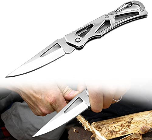 TUKNN Couteau Pliant, Couteaux de Survie, Parfait pour Camping et Randonnée