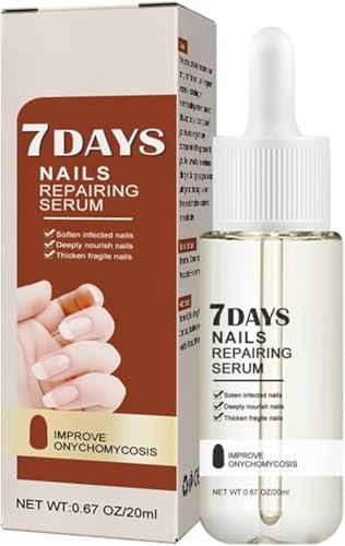 7 Days Nail Growth and Strengthening Serum, Nail Serum for Strength and Growth, Nail Growth and Strengthener Oil, Toenail Growth Treatment, Nail Repair Solution for Damaged Nails (1PC)