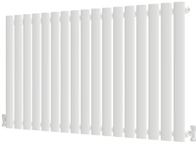 Radbliss Radiador Horizontal de Columna Oval 600x1003mm Blanco Calefacción Central Individual Diseñador RAD