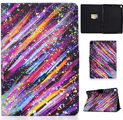 Vkooer Coque pour iPad 10.2'' 9/8/7 Génération, iPad Air 3/Pro 10,5 Pouces Housse Motifs Étui de Protection Flip Cover avec Support et Auto Sommeil/Réveil pour iPad 10.2 2021/2020/2019