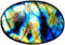 Labradorite Spectrolite Galet de Madagascar, Pierre Naturelle de Lithothérapie, Labradorite Spectrolite de Haute Qualité (4 à 5 cm)
