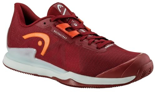 HEAD Sprint Pro 3.5 Clay Men Tennisschuhe, Dunkelrot/Orange
