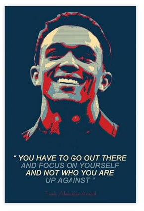 MEZUMI Trent Alexander Arnold 1 Leinwand-Poster, Schlafzimmer-Dekor, Sportlandschaft, Büro, Raumdekoration, Geschenk, ungerahmt, 60 x 90 cm