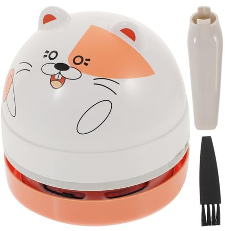 jojofuny Desk Vacuum Cleaner Mini Portable Cordless Vacuum Home Office Car Computer Keyboard Dust Cleaner