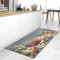 HomeLife PVC Küchenläufer waschbar & rutschfest | 52 × 280 cm | PVC Teppich Läufer für Küche, Flur & Bad | Polyester Teppich für Eingangsbereich Innen & Außenbereich | DesignBlütenpoesie