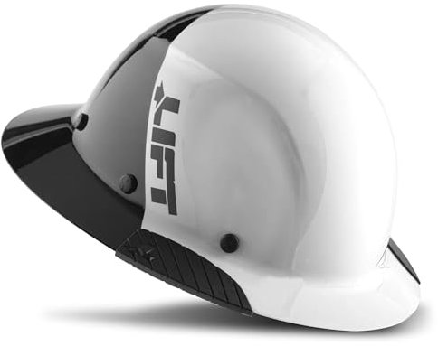 Dax Schutzhelm mit voller Krempe, 50/FIFTY, Weiß
