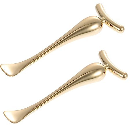 MAGICLULU 2stücke Augenpflege- Aus Zinklegierung Glatt Und Langlebig Für Gleichmäßige Augenmassage Und Schönheitspflege Einfach Zu Reinigen Geschenk