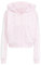 adidas Donna Essentials 3-Stripes French Terry Full Zip Hoodie, Clear Pink/White, M