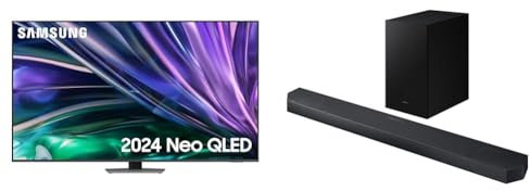 Samsung QN88D 55 Inch Neo QLED 4K QE55QN88DBTXXU Q700D Q-Symphony 3.1.2ch Soundbar with Subwoofer