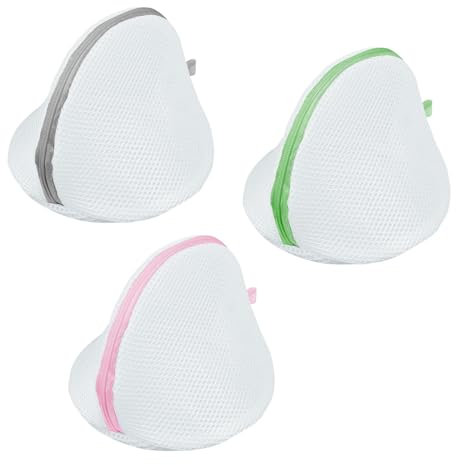 SSKHE 3 sacchetti per il lavaggio del reggiseno, con cerniera, per mantenere la forma dei reggiseni