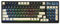 YUNZII YZ98 Gasket Mechanical Keyboard 99 Tasten Hot Swappable BT5.0/2.4G/USB-C Wireless Gaming Keyboard NKRO 98% Layout mit RGB LED Hintergrundbeleuchtung (Black, Cocoa Cream v2 Switch)