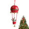 Weihnachten Heißluftballon Ornament mit Glocke Heißluftballon Dekor Weihnachtsbaum Dekor Weihnachtsglocke Anhänger für Schlafzimmer Geburtstage
