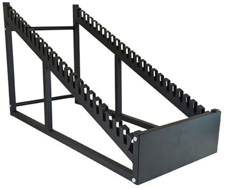 ZFUCMAYL 24 Grids Floor Tile Display Stand.Metal Material Multi-layer Floor Tile Sample Holder.Building Material Display Shelf for Exhibition Halls and Stores(420x940x550mm)