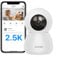ZOSI 4MP Indoor Security Camera, 2.4G/5G Dual-Band WiFi Indoor Pet Camera with App, 2-Way Audio, Smart Person Detection, 940nm LED Enhance Night Vision, Cloud & SD Card Storage