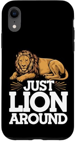 Löwe Nur Löwe in der Nähe Hülle für iPhone XR
