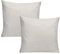 INSPINOVIA Outdoor Kissen mit Füllung | Wasserabweisende Deko Kissen | 2er, 4er & 6er Sets | Gartenkissen | Lounge Kissen | 45 x 45 cm (Creme, 2er Set)