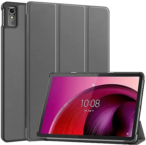 Custodia per tablet Compatibile con Lenovo Tab M10 5G Custodia da 10,6 pollici Tri-Fold Smart Tablet Custodia, Custodia rigida posteriore Compatible with PC Slim Custodia con angoli di visione multipl