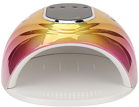 UV -Nagelgeldroger, Dual Light -Quell LED Nagellampe Abnehmbares Basic 42 Lampe Chips 4 Timer Tragbare Schnelle Aushärte für Salon (EU-Stecker)