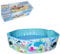 Rigid Wall Paddling Pool, 1.2m or 1.5m, No Inflation Required, Garden Swimming Pool for Kids and Pets, Sea Life Design (5 Ft)