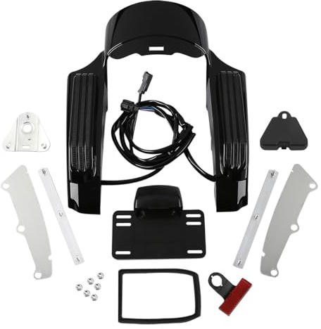 TCMT LED-Bremslauf-Blinker, hintere Kotflügelblende, passend für Harley Touring Road King Road Glide Street Glide Electra Glide Ultra Limited 2014–2023