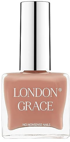 London Grace Nail Polish | Primrose 12ml | Floral Pink Long Lasting Vegan Eco-conscious Varnish | Quick Dry, Chip-Resistant, & No Nasties Formula