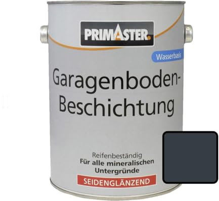 Primaster Garagenbodenbeschichtung 5L Anthrazit Seidenglänzend Bodenbeschichtung