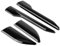 KSTE 4Pcs Car Fender Side Air Vent Outlet-Abdeckungs-Ordnung for Land Rover Range Rover Evoque 2012-2018 (# 2)
