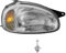 Scheinwerfer rechts H4 für Corsa B 73_ 78_ 79_ Combo 71_ inkl. Osram Lampen