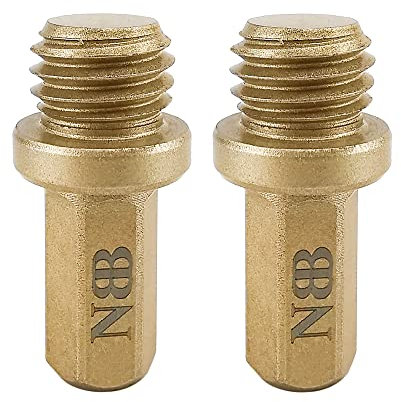 NBB Professioneller Adapter für Diamantbohrer mit M14 Innengewinde, von M14 Außengewinde auf Sechskantschaft, stabile Verbindung zum Bohrer, verhindert Vibrationen und Abrutschen (2, M14 to HEX)
