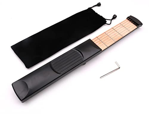 WANGCL Tragbares Gitarren-Übungswerkzeug für die linke Hand, 6 Bünde, für Anfänger, Gitarristen, Übungstraining