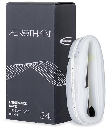 Schwalbe Aerothan Schlauch – Fahrradschläuche für Urban, MTB, Race und Touring Fahrräder – Fahrradschlauch 28 Zoll – Ventil SV 80mm – TPU, 28/35-622 – Made in Germany