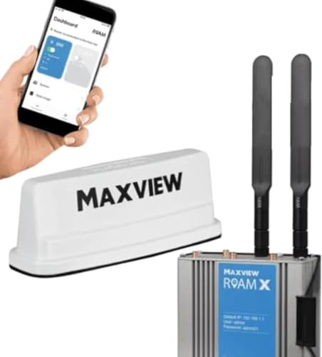 Maxview MXL057 Roam X Campervan WiFi System | 5G Ready Antenna - White