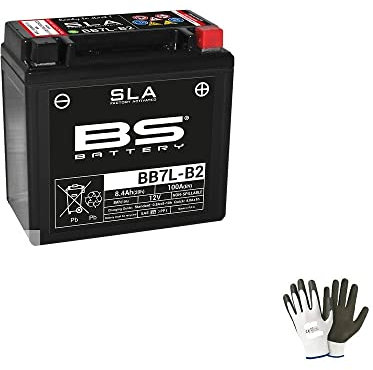Kompatibel mit MBK Skyliner DD 125 von 2001 bis 2005 Batterie bereits montiert BS BB7L-B2 (FA) SLA versiegelt 12 Volt 8,4 Ah CCA (A): 100 135 x 75 x 133 mm