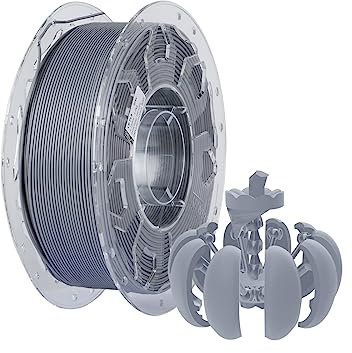 Creality CR-PLA Filament für 3D Drucker, 1,75mm 3D Druck Filament, 1.0kg Spule, Verbesserte Zähigkeit Kein Verziehen, Maßgenauigkeit ±0.03mm Druckfilament, Geeignet für FDM 3D Drucker (Grau)