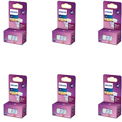 Philips Vorteilspaket - GU4 - LED Spot (MR11) - 12 V - 20W - Nicht dimmbar - Warmweißes Licht - Set 6 Stück