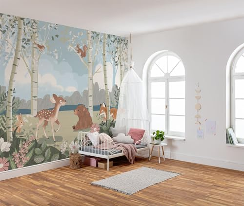 Vlies Fototapete - Today's Story - Größe 300 x 250 cm - Kinderzimmer, Tapete, Kindertapete