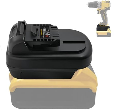 Adapter für Dewalt 20V auf 12V Werkzeug,für Dewalt 20V 60V Max &Milwaukee M18 auf für Dewalt 12V DCB120 DCB124 DCB126 Batterie,Arbeit für Dewalt 12V Power Tool Converter