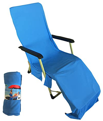 Monozoz Premium Schonbezug Für Gartenliege, Frottee Schonbezug Für Gartenliege, Mikrofaser Pool Liegestuhl Handtuch, Abdeckung Für Sonnenliegen Im Freien Für Garten, Hotel,Swimmingpool Stühle
