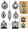 craspire Christ Clear Gummistempel Vintage Lampe Wiederverwendbare Transparente Silikonstempelsiegel Für Weihnachten DIY Scrapbooking Journaling Kartenherstellung Dekor Fotoalbum Dekorativ