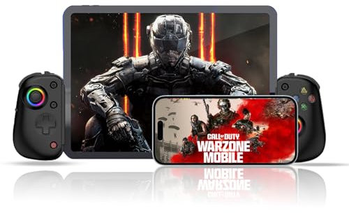 Joso D8Pro mando de teléfono para iOS/Android/PC/Tablet/Switch/PS Mando iPad con M1/M2 Programable/Turbo/6-Axis Gyro/Vibración Juega Call of Duty, Roblox, Cloud Gaming, Remote Play