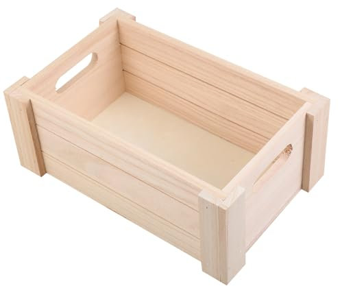 PRETYZOOM 4 Stück Desktop-Aufbewahrungskorb aus Holz leer heim Holzschreibtisch-Organizer Bürotisch Vintage-Dekor Schreibtisch-Organizer aus Holz Tischorganisator hölzern