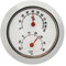 Begchy Kreis-Hygrometer Mini-Hygrometer Silber Nass- und Trockenthermometer Gitarren-Thermometer Geigen-Thermometer
