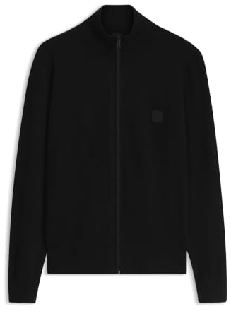 BOSS Herren Kanozip S Strickjacke aus Baumwolle und Kaschmir