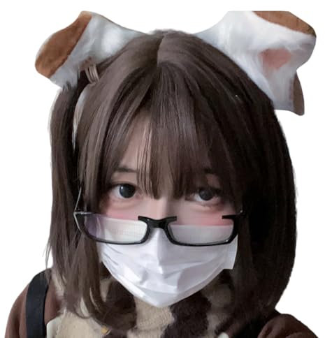 ohodhmnu Halloween-Kostüm, Tierohr-Stirnband, Plüsch-Kopfschmuck, Kopfbedeckung, Cosplay, Party, Kopfbedeckung, Cosplay für Erwachsene