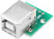 Eacam USB B Female to DIP Adapter Board, 10pcs Standard 4 Pin 2.54mm Pitch for USB Power Supply, Breadboard Design