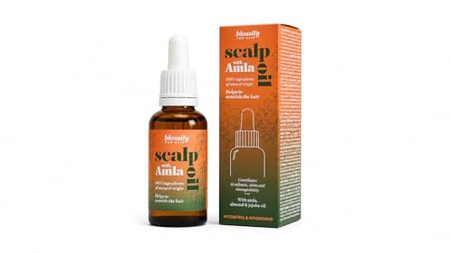Blossity Haar- & Kopfhautöl mit Amla, 30ml | Intensive Pflege, Nährend & Feuchtigkeitsspendend, 100% natürlichen Ursprungs
